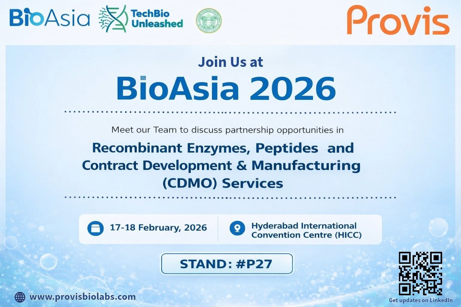 BioAsia 2026 — Hyderabad